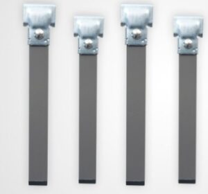 Pack de 4 patas cuadradas para el somier L100